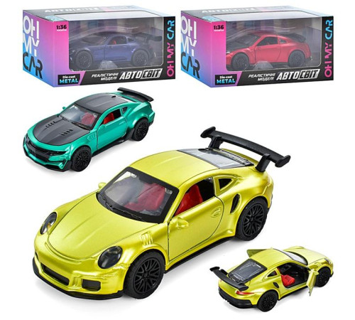 Машина метал. Porsche/ Camaro